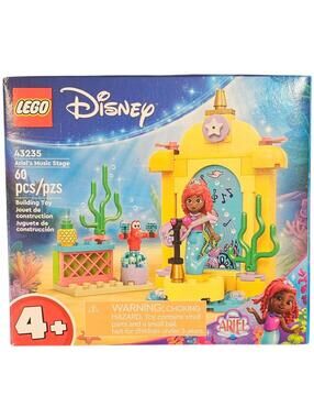 NEW LEGO Disney Ariel's Music Stage 43235 Building Toy 60pcs Little Mermaid Set